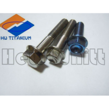 nitriding surface titanium flange head screw DIN1662